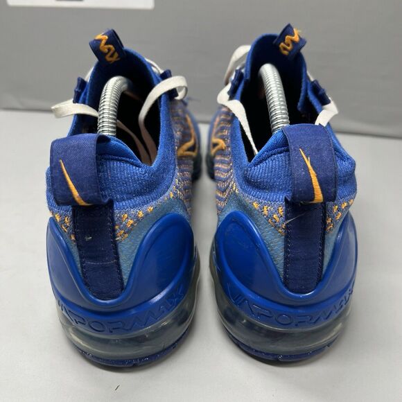 Nike Air VaporMax FK Flyknit 2021 New York Knicks FD0712 400 Men Sz 9 Preowned - Picture 7 of 14